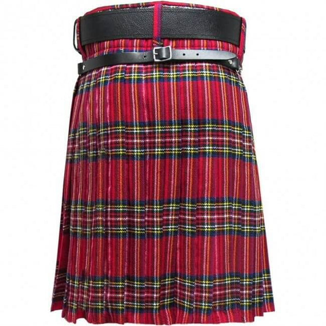 Royal Stewart Scottish Men's Kilt Outfit Pin, Buckle, Belt, Sporran Set - #Kilts Boutique#