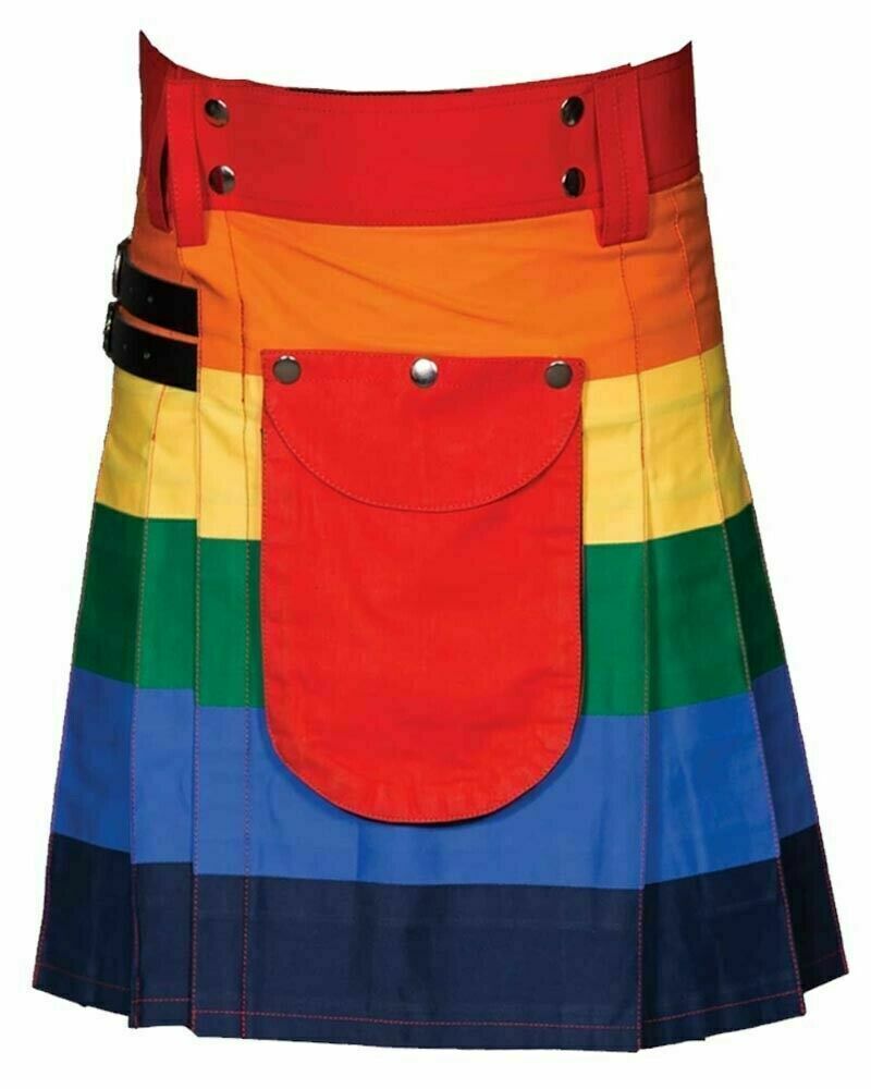 Pride Rainbow Hybrid Kilt