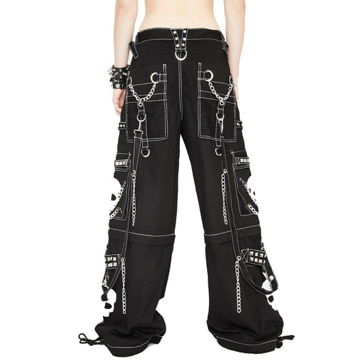 Men's Gothic Bondage Black Big Skull Men Pant Alternative Punk Rock Emo Trouser Pant