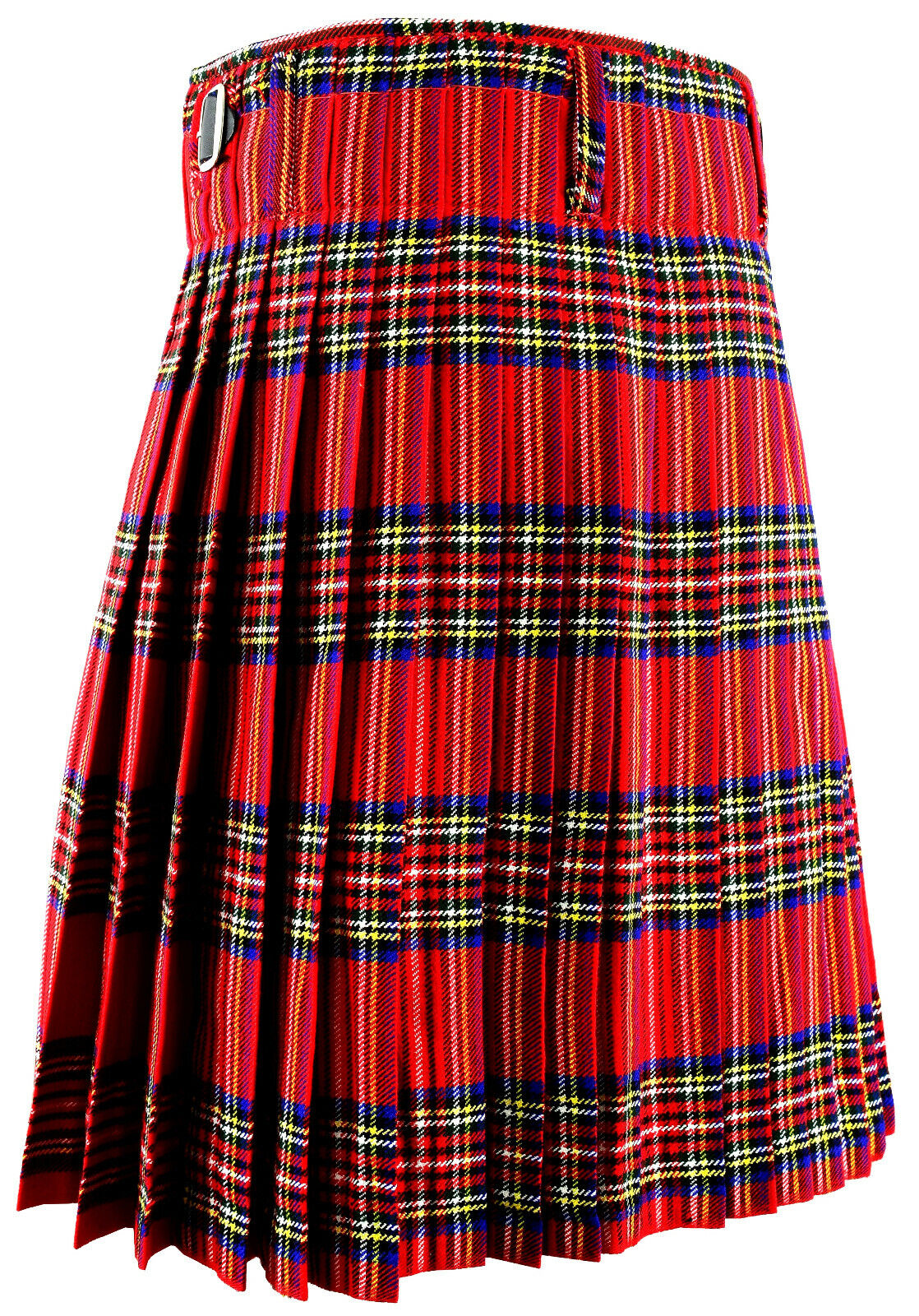 Royal Stewart Traditional Kilt Set with Kilts Sporran Belt Buckle Pin