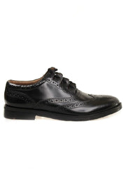 Scottish Ghillie Brogues Kilt Leather Shoes with Leather Sole UK Size 6 - 12 - #Kilts Boutique#