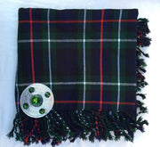 Scottish Men Kilt Fly Plaid Mackenzie Tartan 48" x 48" Fly Plaids & Brooches - #Kilts Boutique#