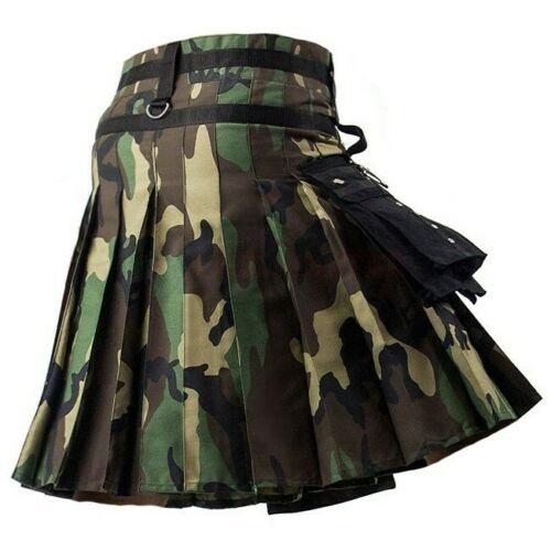 Skirt Camouflage Kilt Woodland Camouflage Gothic Kilt New