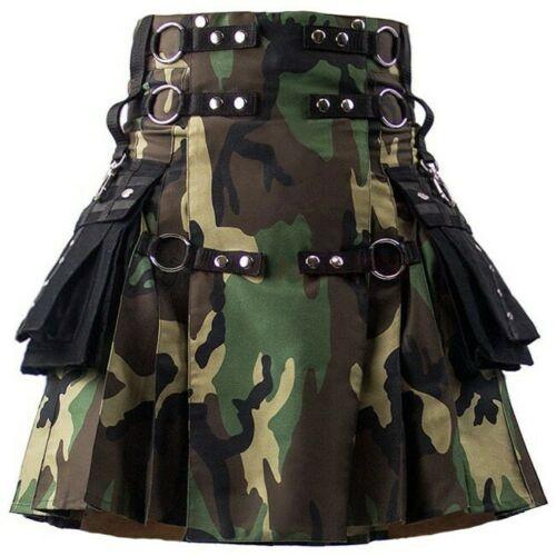 Scottish Men Tactical army kilts Camouflage Combat Ripsto Custom Utility Kilt - #Kilts Boutique#