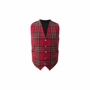 Scottish Men's Formal Tartan Waistcoats / Vests 4 Plaids Fully lined back strap - #Kilts Boutique#