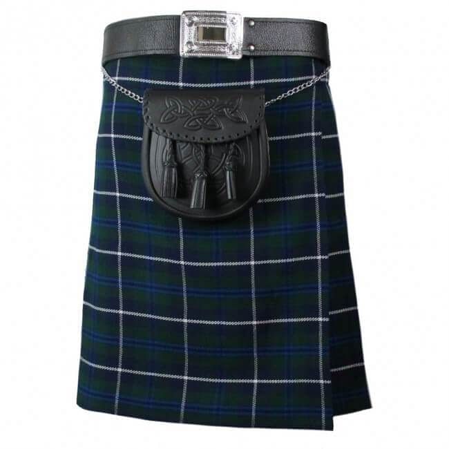 Scottish Men's Kilt Set Sporran, Chain, Belt, Buckle, Pin Traditional Dress Tartan Kilts - #Kilts Boutique#
