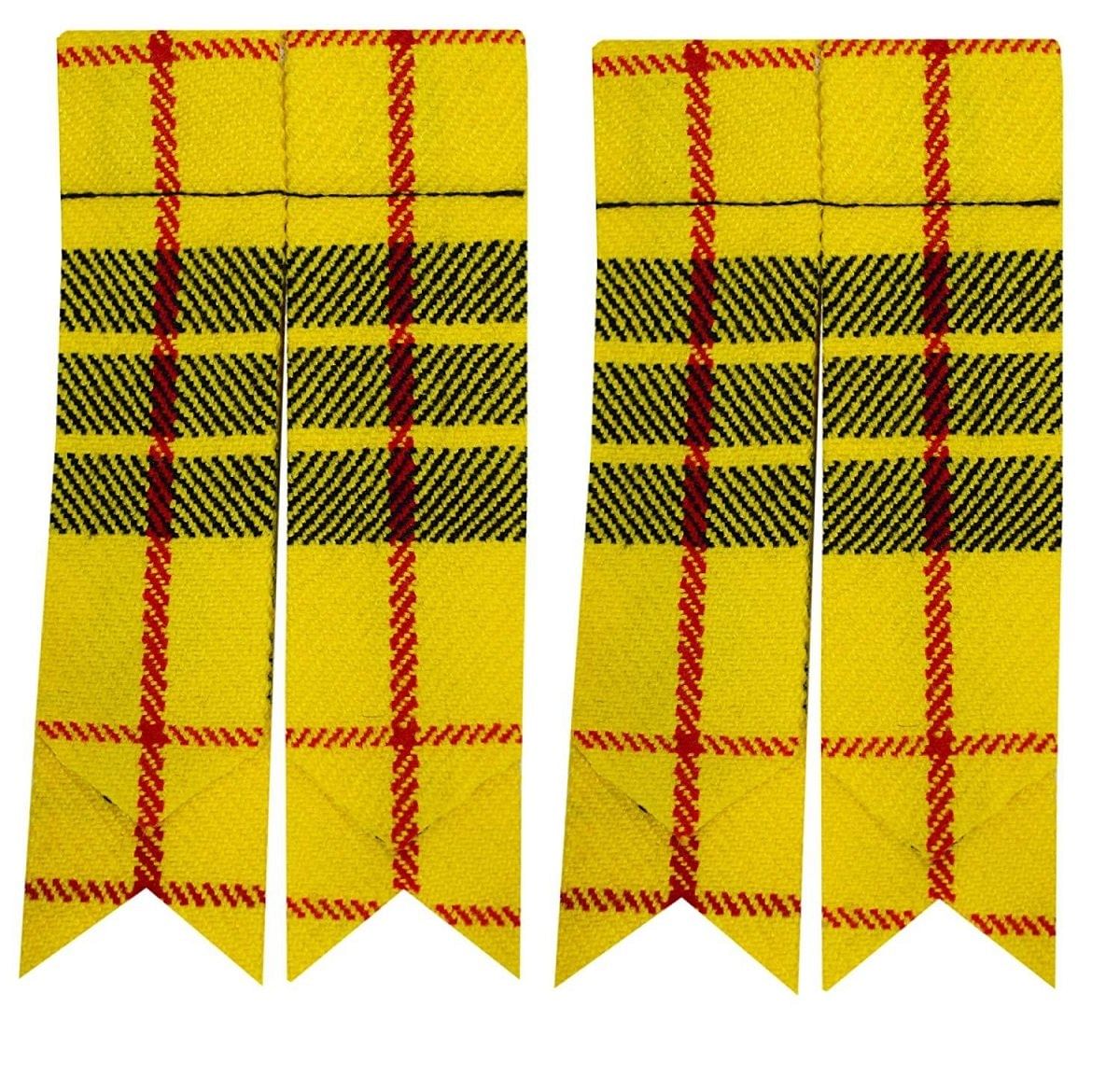 Scottish Men’s Kilt Sock Flashes Various Tartans Highland Kilt Hose Flashes Pointed - #Kilts Boutique#