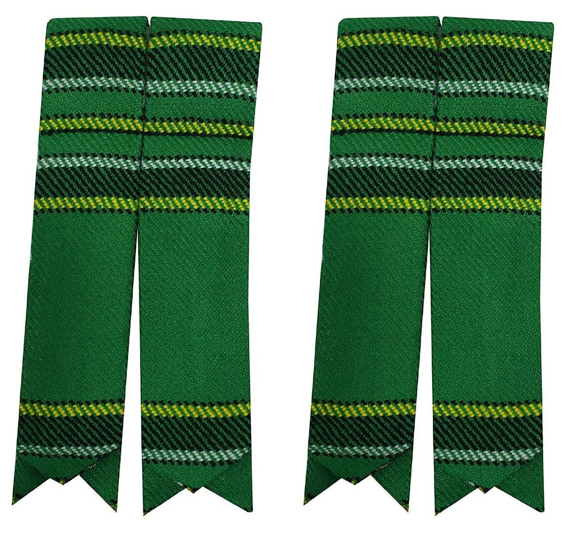 Scottish Men’s Kilt Sock Flashes Various Tartans Highland Kilt Hose Flashes Pointed - #Kilts Boutique#