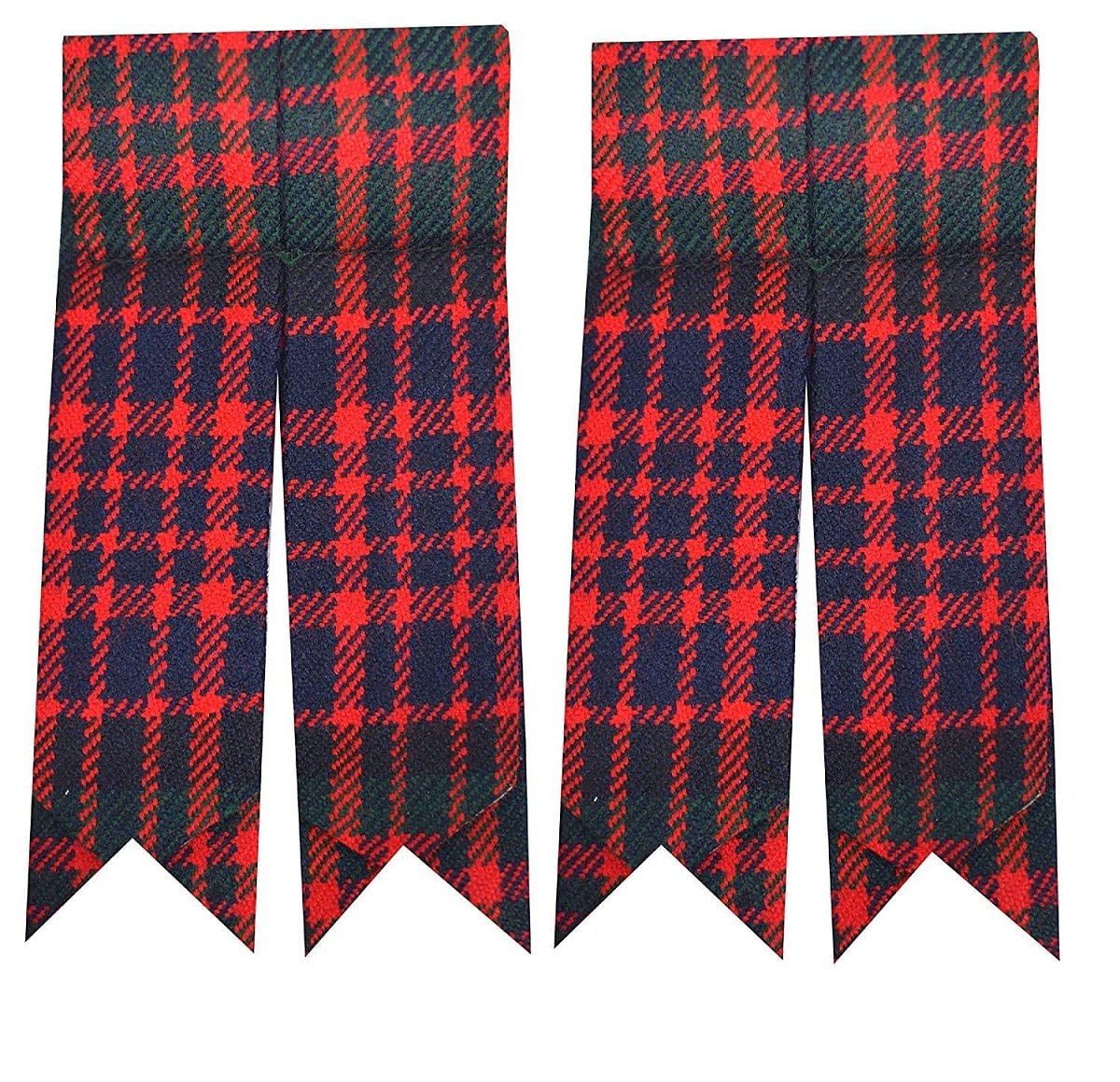 Scottish Men’s Kilt Sock Flashes Various Tartans Highland Kilt Hose Flashes Pointed - #Kilts Boutique#