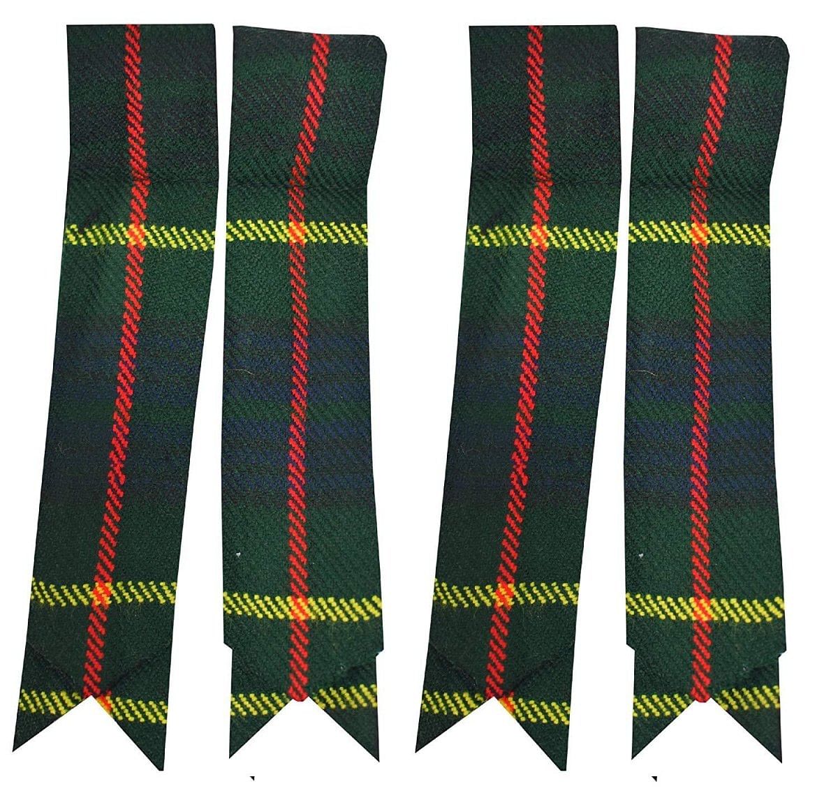 Scottish Men’s Kilt Sock Flashes Various Tartans Highland Kilt Hose Flashes Pointed - #Kilts Boutique#