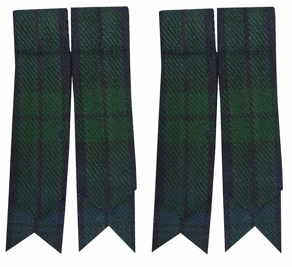 Scottish Men’s Kilt Sock Flashes Various Tartans Highland Kilt Hose Flashes Pointed - #Kilts Boutique#