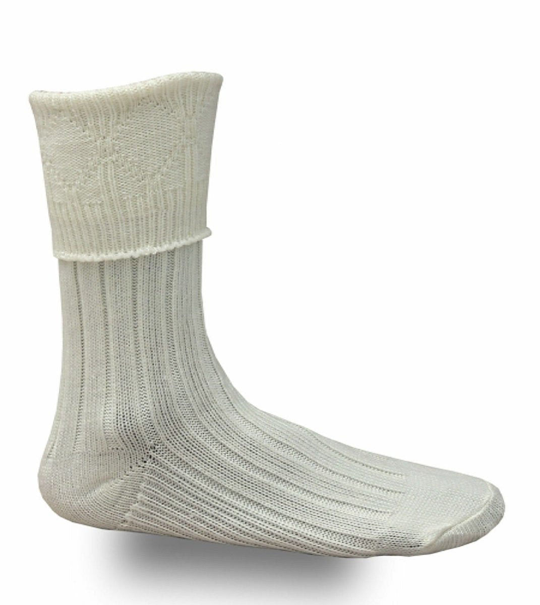 Men’s Scottish Kilt Hose Socks – Wool Blend Traditional Highland Knee High Socks