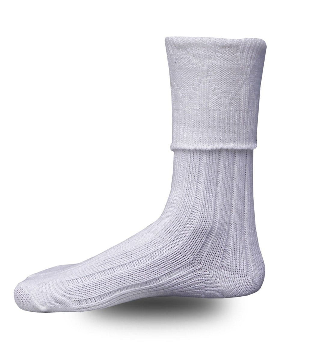 Men’s Scottish Kilt Hose Socks – Wool Blend Traditional Highland Knee High Socks