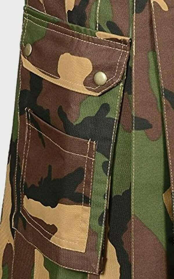 Scottish Military Camouflage Tactical Utility Kilt For Men - #Kilts Boutique#