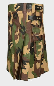Scottish Military Camouflage Tactical Utility Kilt For Men - #Kilts Boutique#