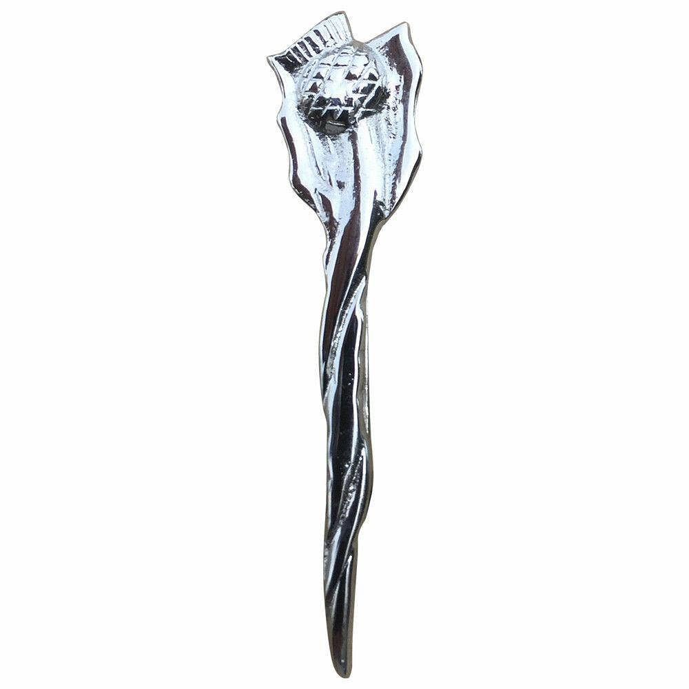 Scottish Thistle Kilt Pins Various Design Chrome Finish 4" Kilts Pin Celtic Knot - #Kilts Boutique#
