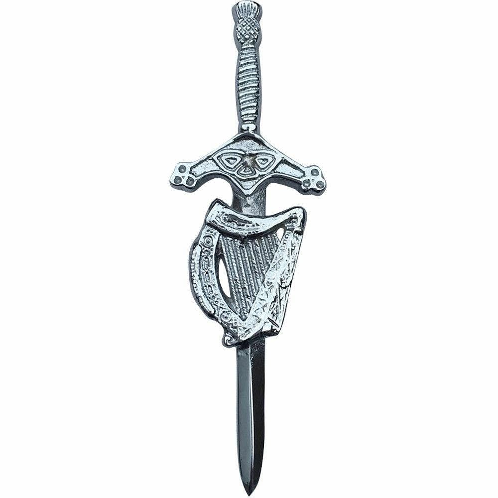 Scottish Thistle Kilt Pins Various Design Chrome Finish 4" Kilts Pin Celtic Knot - #Kilts Boutique#