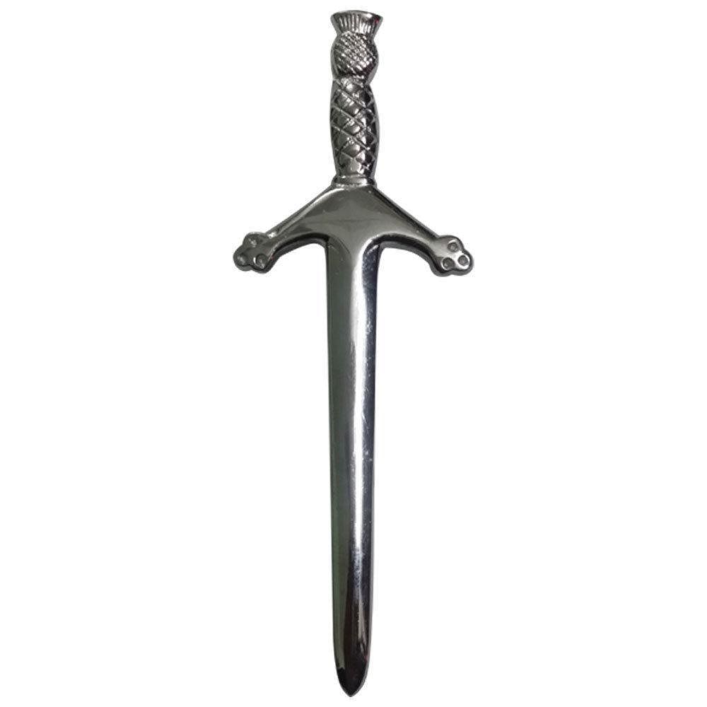 Scottish Thistle Kilt Pins Various Design Chrome Finish 4" Kilts Pin Celtic Knot - #Kilts Boutique#