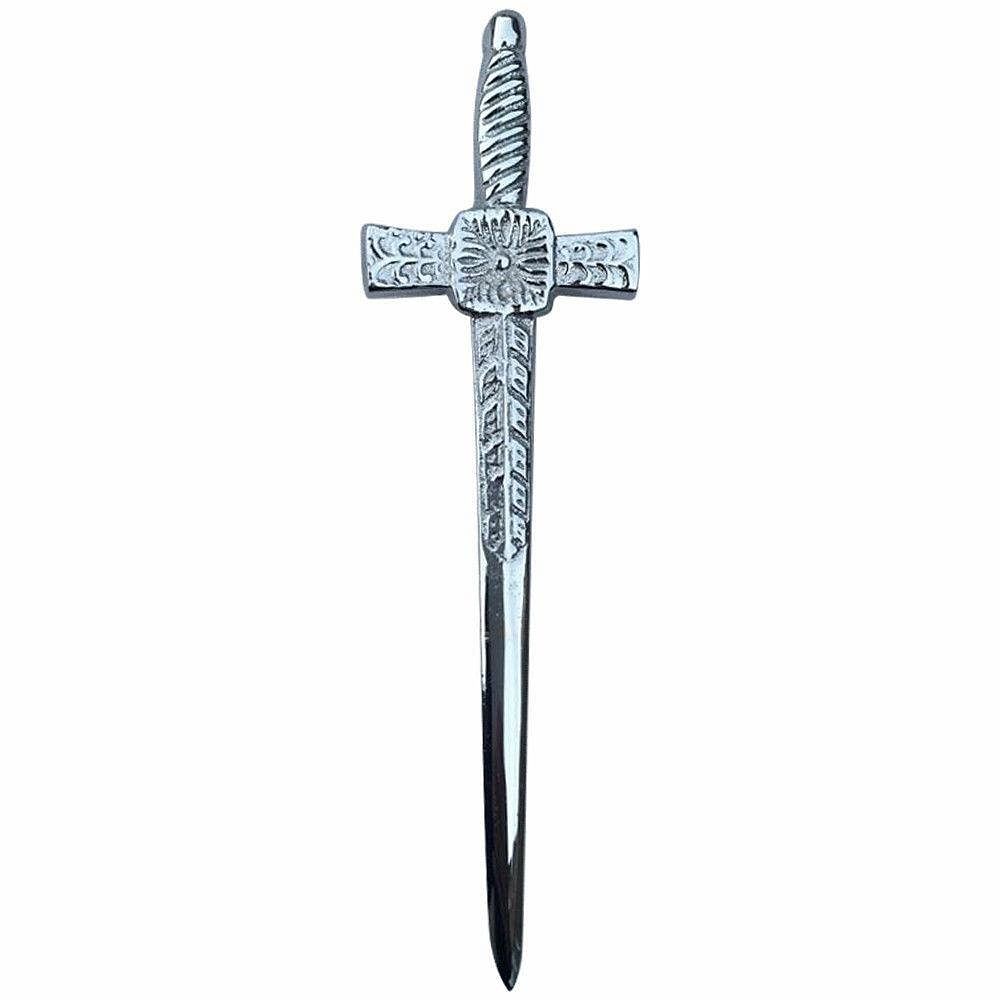 Scottish Thistle Kilt Pins Various Design Chrome Finish 4" Kilts Pin Celtic Knot - #Kilts Boutique#