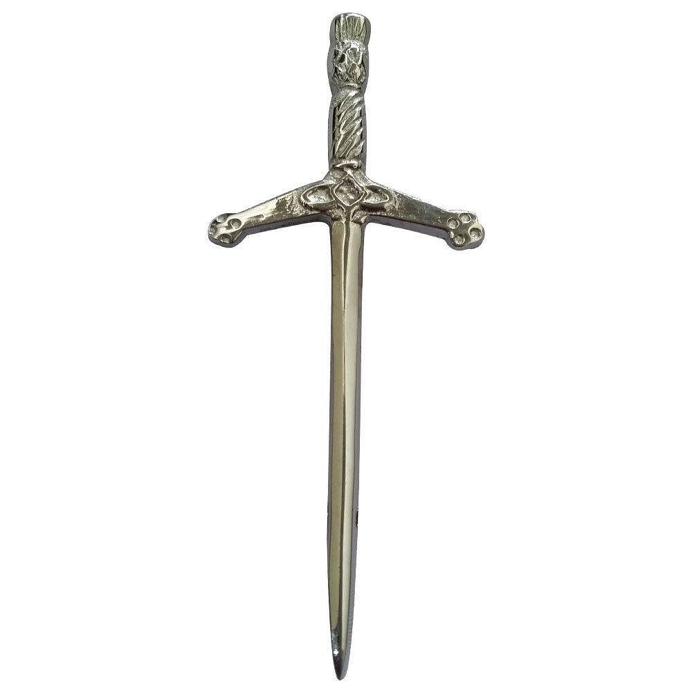 Scottish Thistle Kilt Pins Various Design Chrome Finish 4" Kilts Pin Celtic Knot - #Kilts Boutique#
