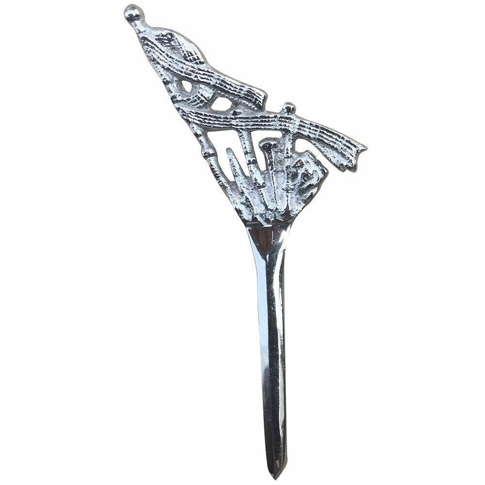 Scottish Thistle Kilt Pins Various Design Chrome Finish 4" Kilts Pin Celtic Knot - #Kilts Boutique#