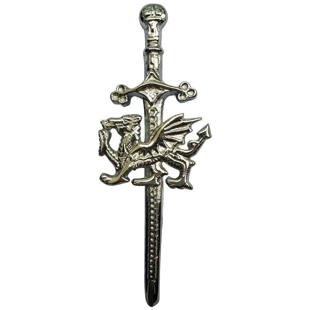 Scottish Thistle Kilt Pins Various Design Chrome Finish 4" Kilts Pin Celtic Knot - #Kilts Boutique#