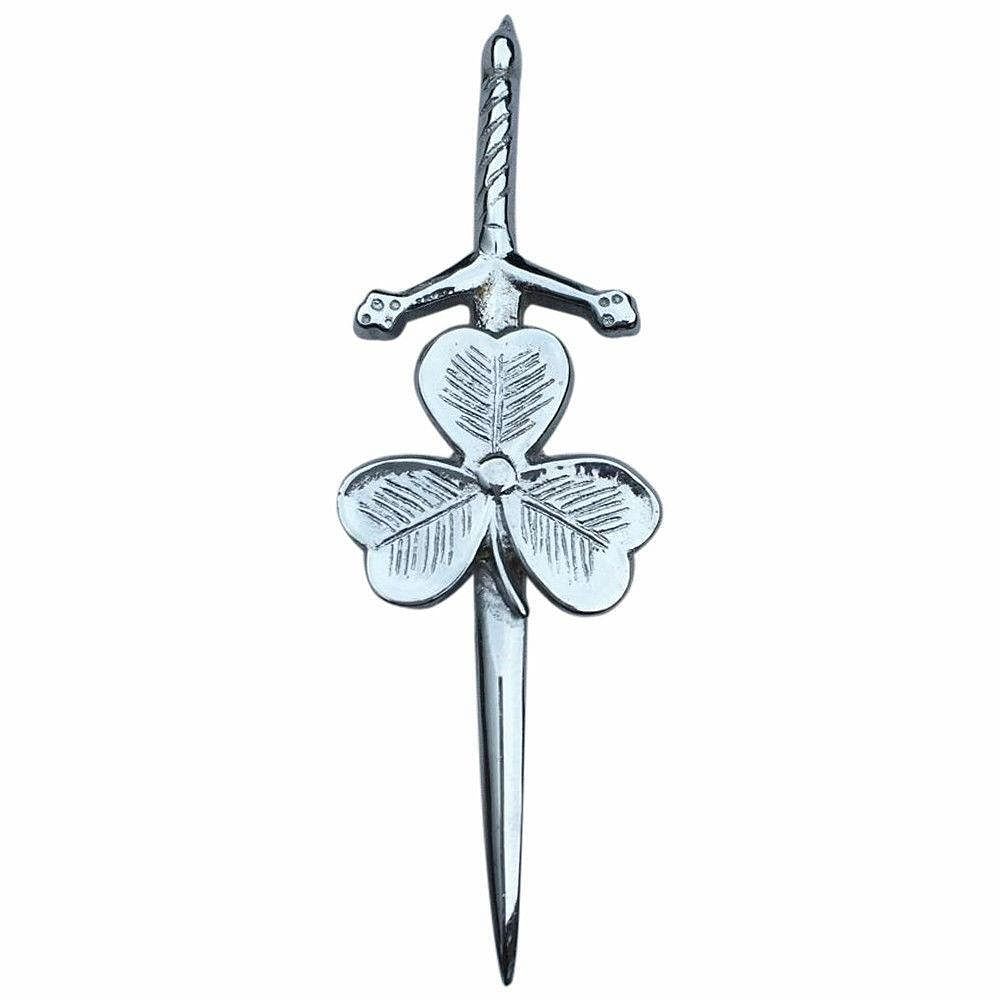 Scottish Thistle Kilt Pins Various Design Chrome Finish 4" Kilts Pin Celtic Knot - #Kilts Boutique#