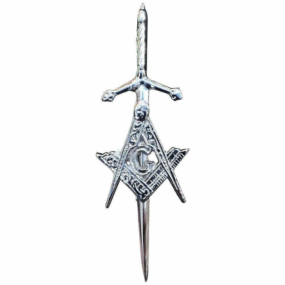 Scottish Thistle Kilt Pins Various Design Chrome Finish 4" Kilts Pin Celtic Knot - #Kilts Boutique#