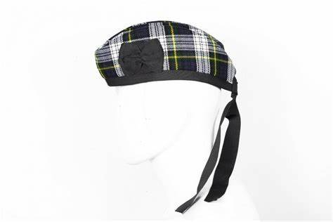 Scottish Glengarry Cap Traditional Military Piper Hat KILT