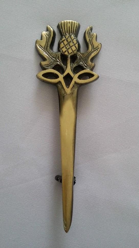 Thistle Crown Highland Scottish Kilt Pin Antique Finish Kilt Pin - #Kilts Boutique#