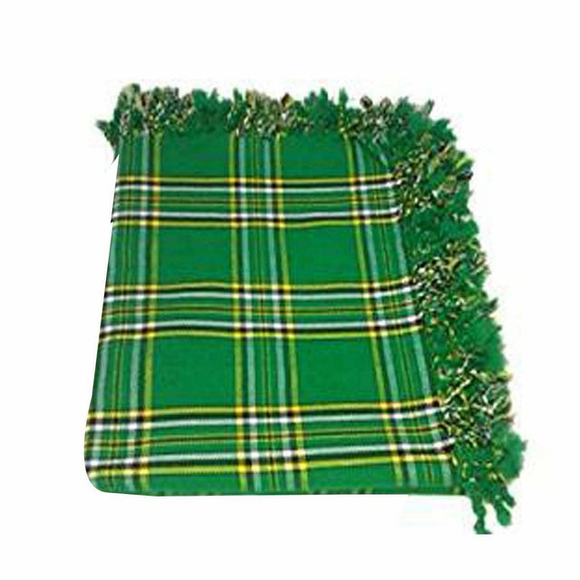 Traditional Scottish Highland Acrylic Wool Tartan Fly Plaids with Thistle Brooch - #Kilts Boutique#