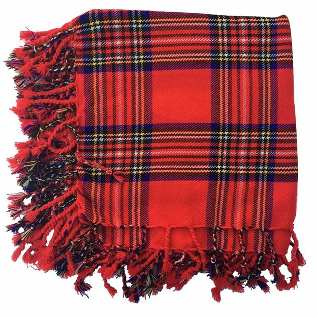 Traditional Scottish Highland Premium Acrylic Wool Tartans Fly Plaids 48" X 48" - #Kilts Boutique#