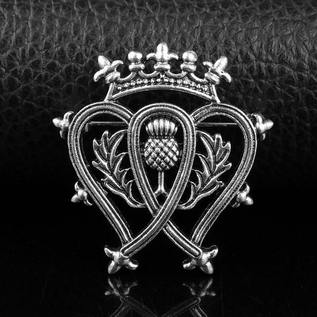Vintage Brooches Pins Scottish Thistle Kilt Brooch or Cloak Pin - #Kilts Boutique#