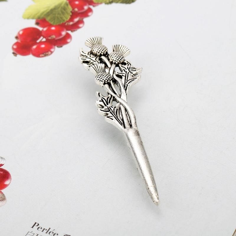 Vintage Brooches Pins Scottish Thistle Kilt Brooch or Cloak Pin - #Kilts Boutique#