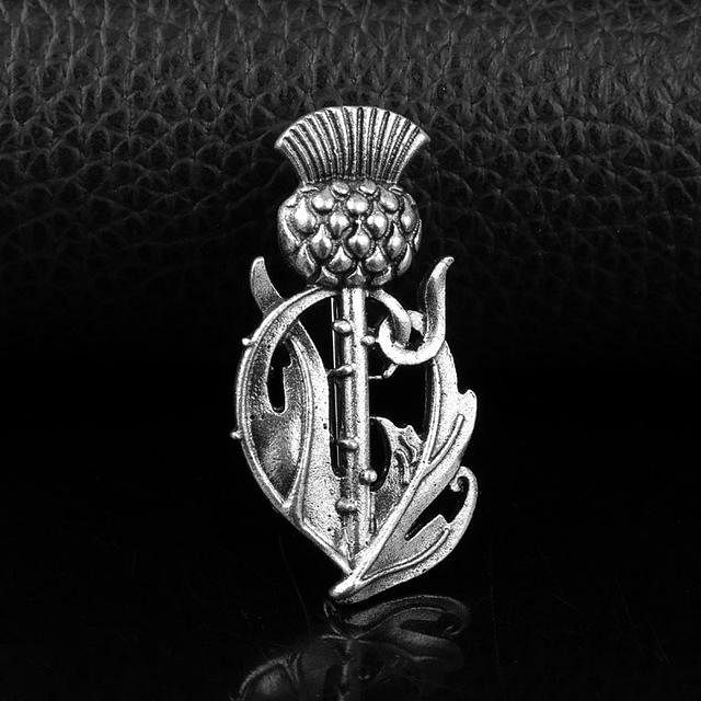 Vintage Brooches Pins Scottish Thistle Kilt Brooch or Cloak Pin - #Kilts Boutique#