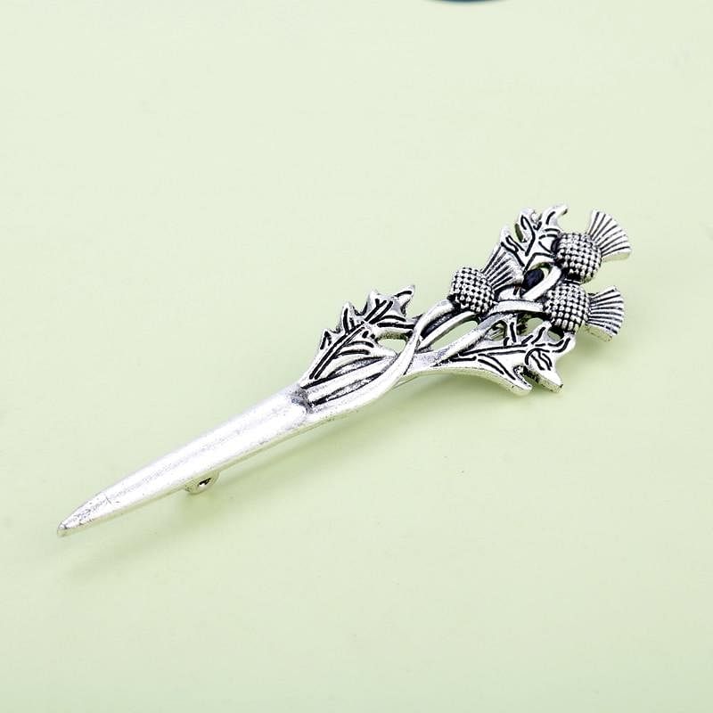Vintage Brooches Pins Scottish Thistle Kilt Brooch or Cloak Pin - #Kilts Boutique#
