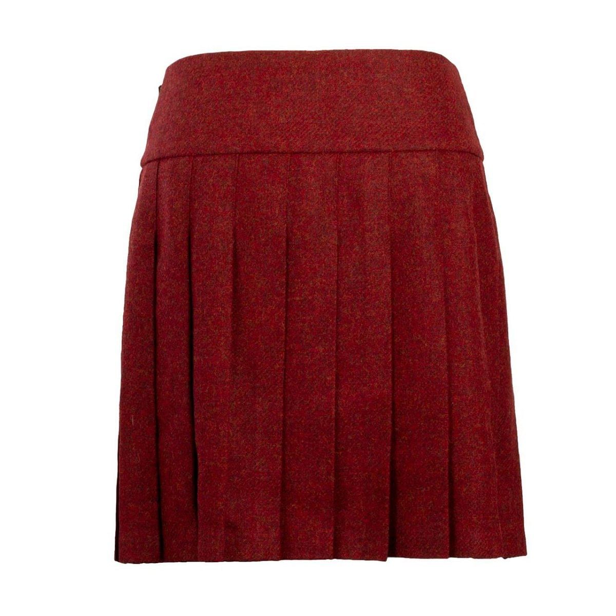 Wool Ladies Knee Length Pleated Kilt Skirt - #Kilts Boutique#