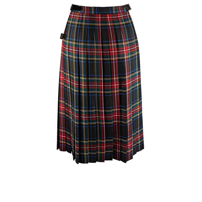 Ladies Tartan Kilted  Mid-calf 27" Length Pleat Skirt Kilt