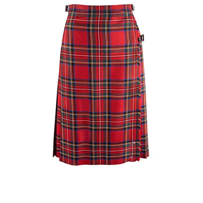 Ladies Tartan Kilted  Mid-calf 27" Length Pleat Skirt Kilt